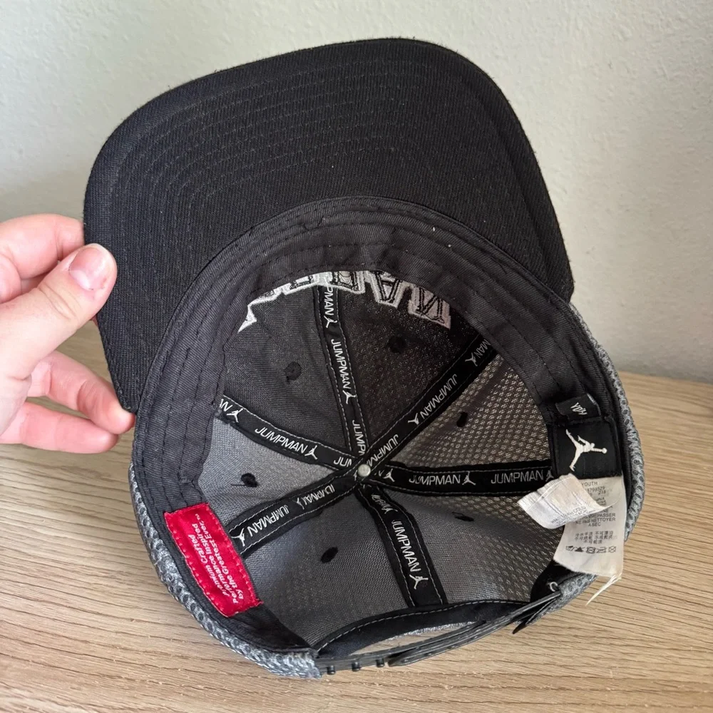Nike‎ Air Jordan 23 Cool Gray Jersey Mesh Flat Bill Youth Hat Baseball Cap